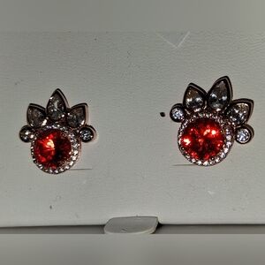 Elegant Gold Plated Stud Earrings